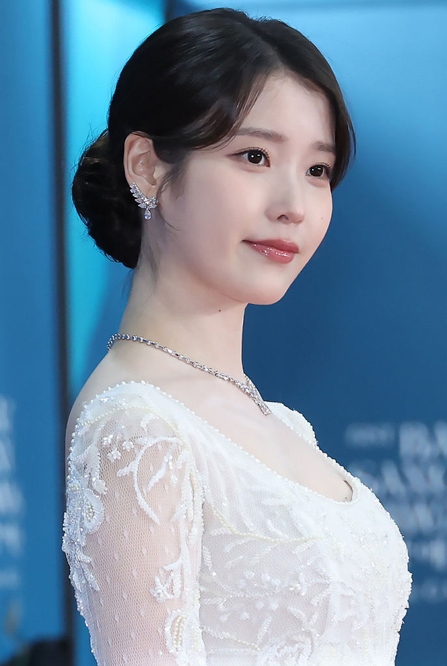 IU(Photo by HLL/Imazins via Getty Images)