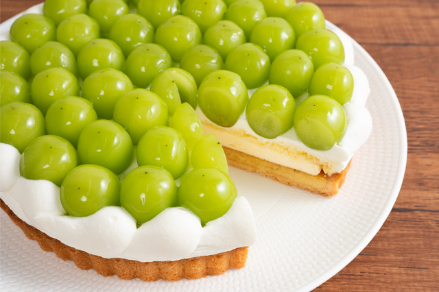 シャインマスカットのタルト　1,050円（税込）～