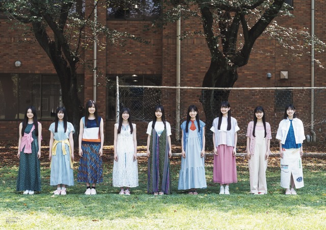 「B.L.T.2025年11月号」ローソンエンタテインメント購入特典ポスター【櫻坂46 四期生】（裏）