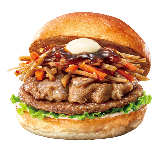 牛カルビごぼうバーガー　590円