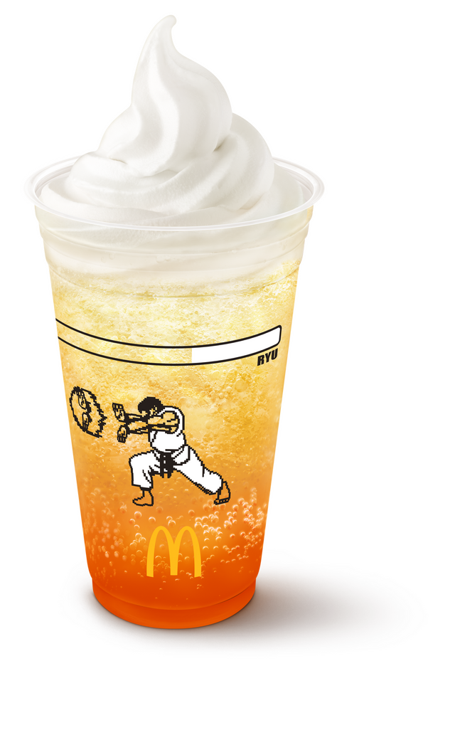 マックフロート　みなぎるエナジー（※りんご果汁 1％使用）380 円～