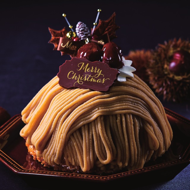 国産和栗使用 Xmasモンブランデコレーション　13cm（税込4,212円）