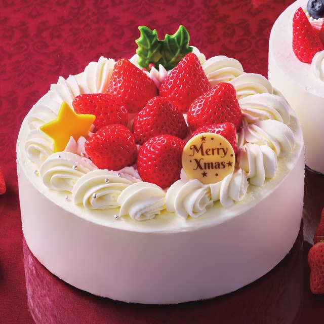 Xmas 苺デコレーション　①17cm（4,860円）②14cm（3,780円）③11cm（3,024円）