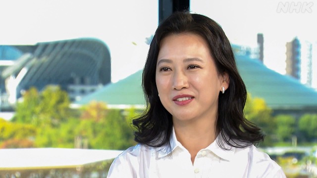 戸田菜穂『インタビューここから』（C）NHK