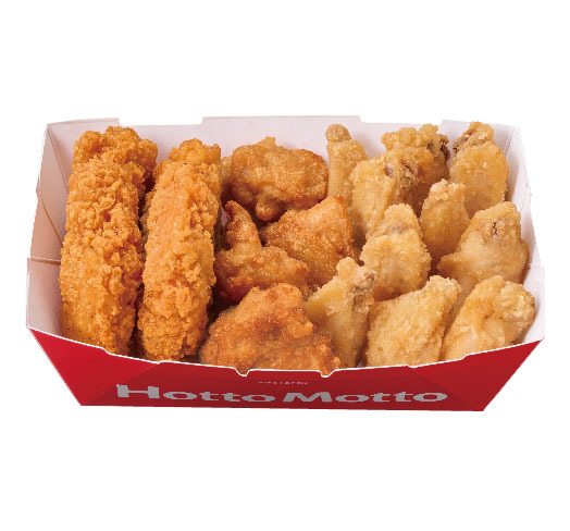 トリプルチキンBOX (から揚＆ほっとチキン＆手羽から揚)　1340円