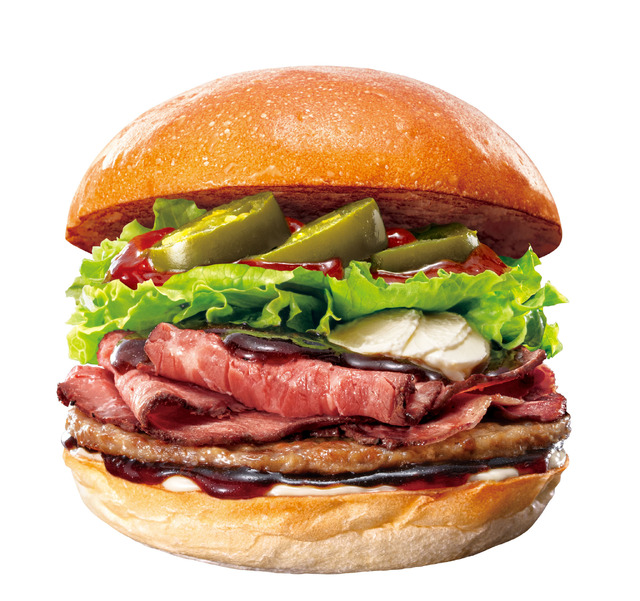 旨辛ローストビーフバーガー（価格：640円）