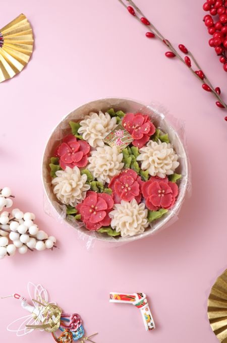 フラワーおはぎ専門店Oh!huggy!!／【迎春お持たせに】フラワーおはぎBOX「福寿」