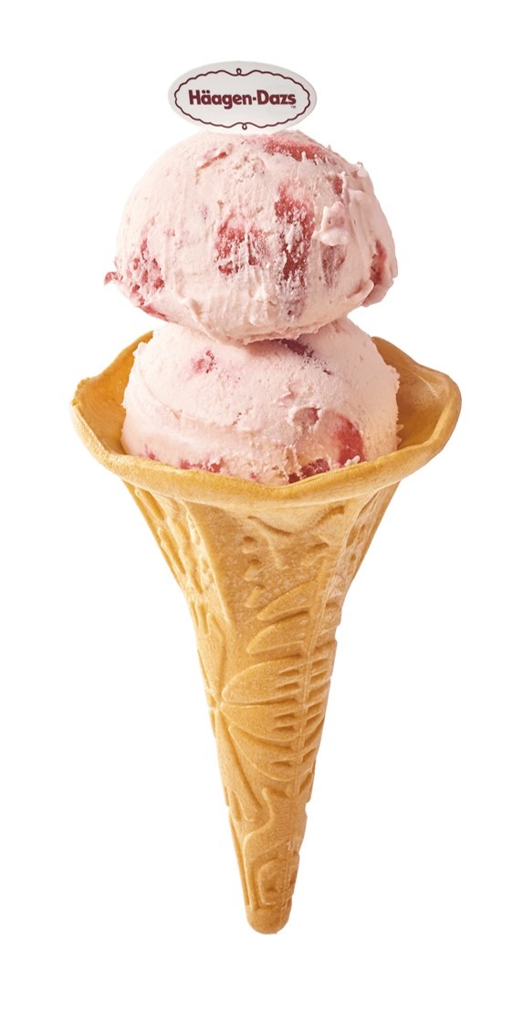 ハーゲンダッツ ストロベリーアイスクリーム（税込439円）