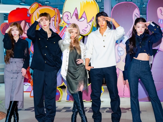 男女グループALLDAY PROJECT、新曲リリース記念イベントに登場！5人5色の魅力で堂々の存在感【PHOTO】