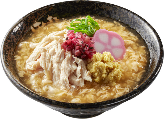 (梅と生姜が香る) 鶏玉あんかけうどん（中）950円（税込）