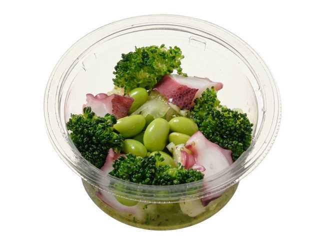 たことブロッコリーバジルサラダ（税込300.24円）