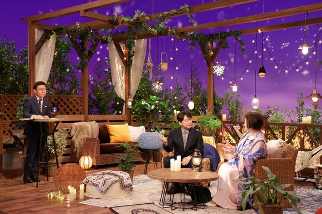 上垣皓太朗（フジテレビアナウンサー）、香取慎吾、上沼恵美子（C）フジテレビ