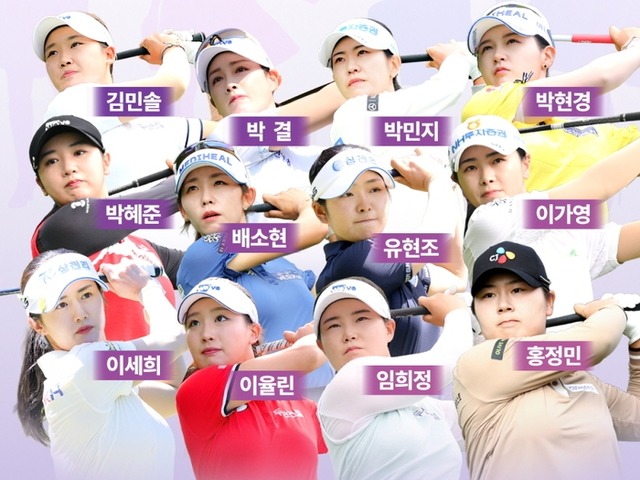 人気美女ゴルファーに加えて新たな“ビジュアルスター”も！「2026年の顔」第18代KLPGA12人が決定