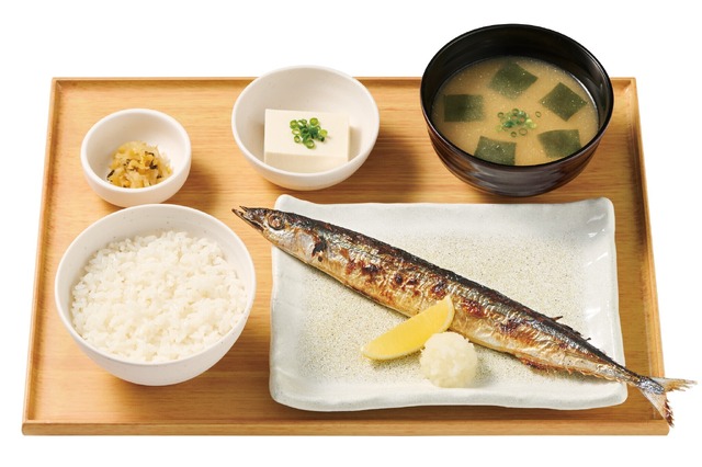 5位　【9月新商品】さんまの塩焼定食（　『【揚げ出し茄子小鉢付】さんまの塩焼定食』『【ミニすき焼き小鉢付】さんまの塩焼定食』を含む）