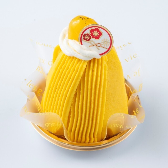 賀正ケーキ 栗きんとんモンブラン（税込490円）