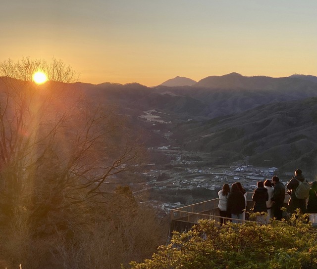 宝登山の初日の出
