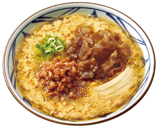 『肉がさね玉子あんかけうどん』（並）840円