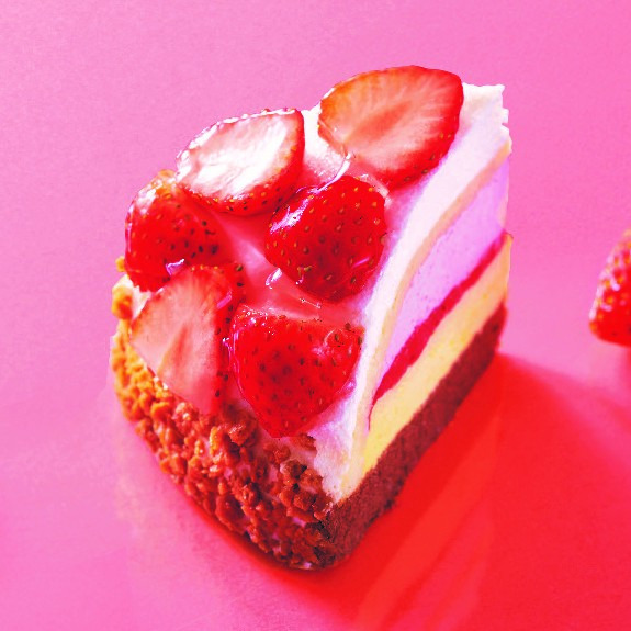 苺のフルーツボンブケーキ（税込464円）