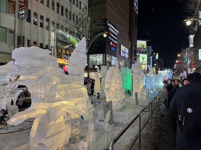 「2026さっぽろ雪まつり」すすきの会場【撮影／RBB TODAY編集部】