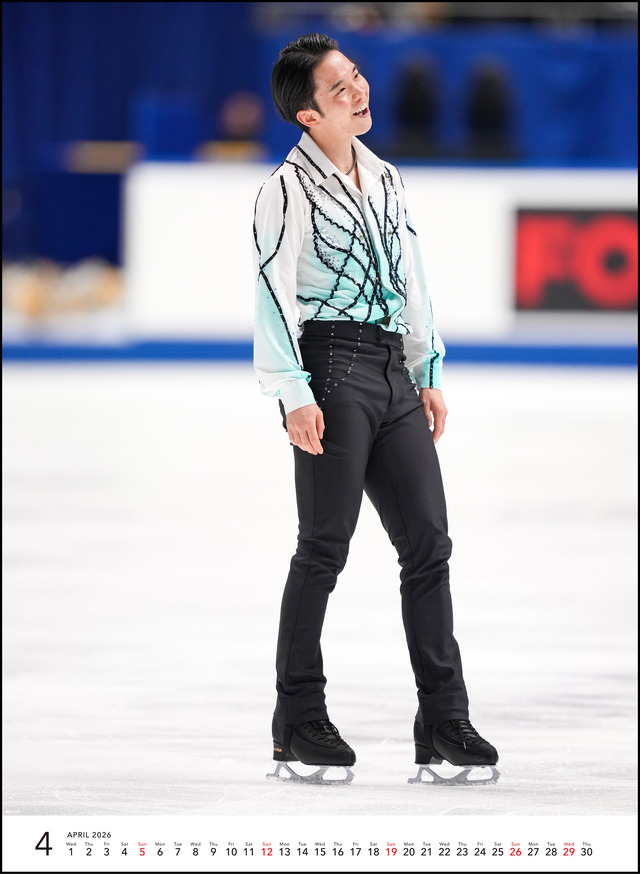 ［通常版：A3ハンガー］ヨコ297mm×タテ420mm Photo by Joe Kobashi ©︎Fantasy on Ice ©︎Dreams on Ice ©︎Medalist on Ice