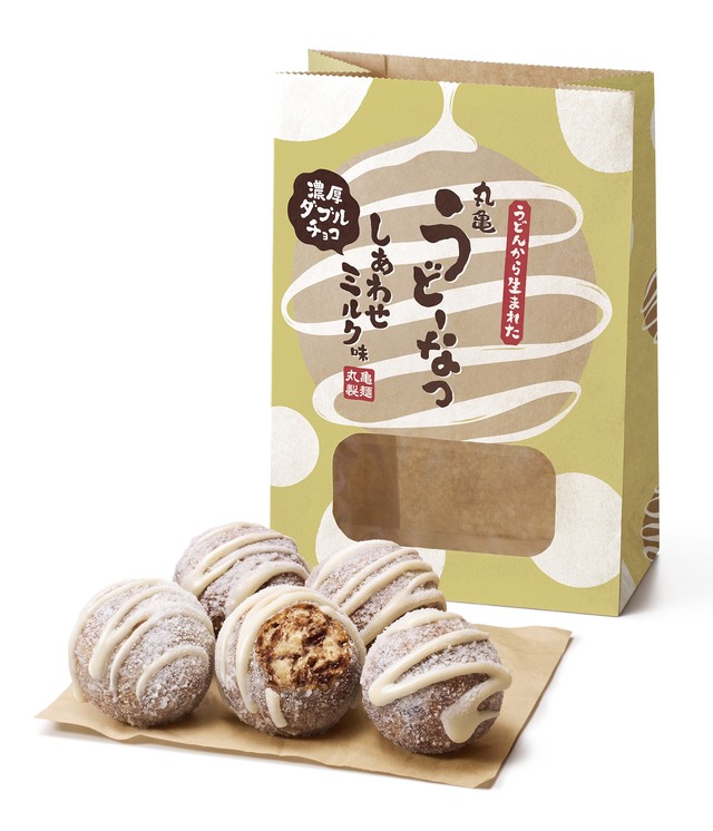 『丸亀うどーなつ 濃厚ダブルチョコ しあわせミルク味』370円（税込）