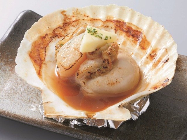 ホタテ醤油バター焼　495円（税込）