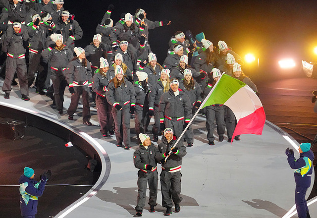 イタリア選手団(Photo by Michael Kappeler/picture alliance via Getty Images)