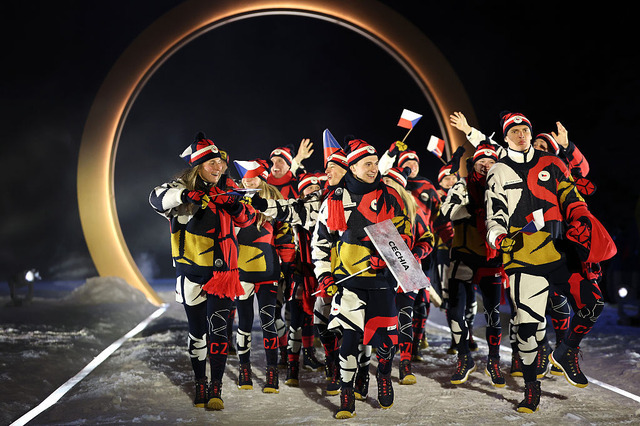 チェコ選手団(Photo by Maddie Meyer/Getty Images)