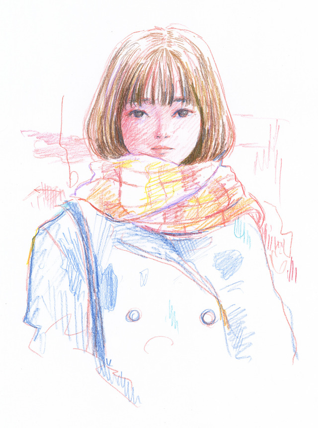 原作者・押見修造が描き下ろした中西アルノ演じる常磐文