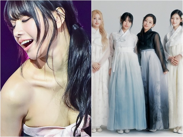 刺激的な大胆衣装から一転、清楚に…日本デビューも果たしたKISS OF LIFE、民族衣装で旧正月の挨拶