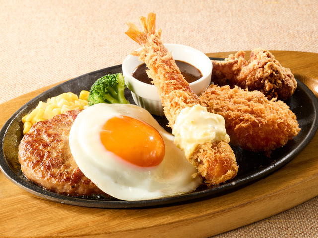 満腹！オールスタープレート（税込1,309円）