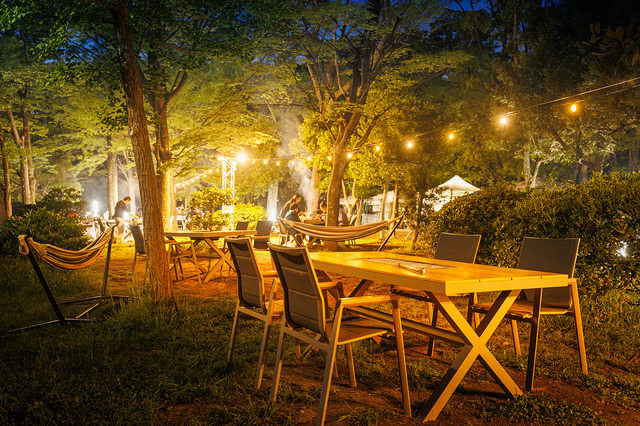 大阪城 森のバーベキュー