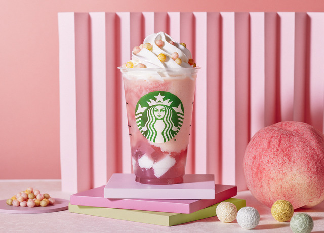 『ひなまつり フラペチーノ ショートサイズ』Shortサイズのみ　＜テイクアウト＞638円＜店内利用＞650円（いずれも税込）