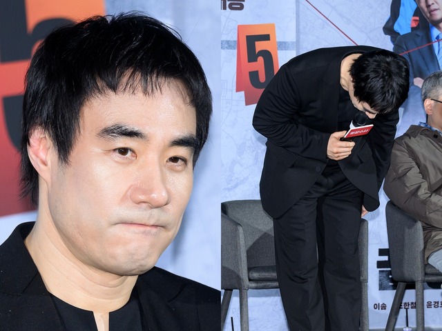 飲酒運転で主演映画の公開が6年延期…韓国俳優、制作報告会で報道陣を前に頭を下げる