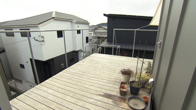 箱があるおかげで実現したテラス©MBS