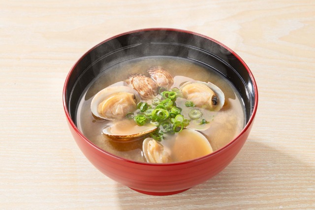 「【春限定】あさりのみそ汁」変更　＋230円(税込)、単品　　300円(税込)　