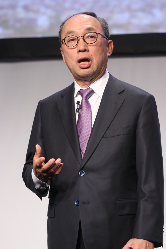 三菱電機・漆間啓CEO【撮影／平木昌宏】