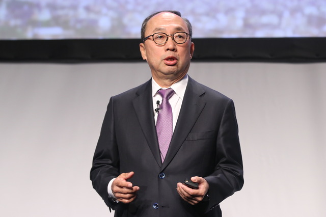 三菱電機・漆間啓CEO【撮影／平木昌宏】