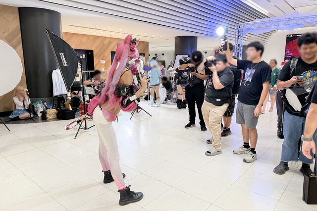 「KOKORO cos」コスプレ撮影の様子