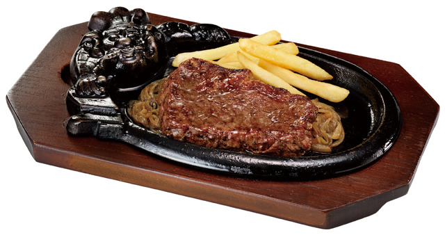 「炭焼きブラックダイヤモンドサーロインステーキ」150ｇ（税込2,893円）