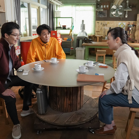 刈谷先輩、玉本先輩が久々登場!夢の乗り物の開発に着手?『舞いあがれ!』第116話 画像