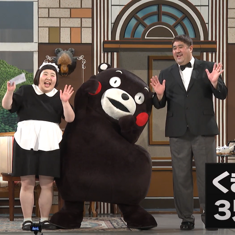 くまモン、漫才に挑戦!吉本新喜劇伝統の“コケ”芸も披露! 画像
