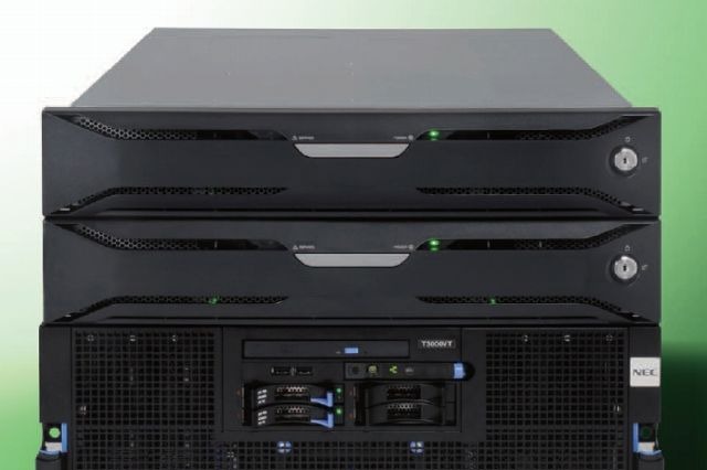 NEC、仮想テープライブラリ装置「iStorage T3200VT」を発売 画像