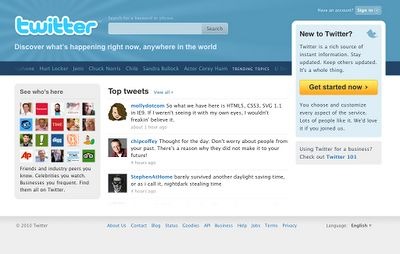 Twitter、新トップページのデザインを公開 ～ テストアップロードを実施 画像