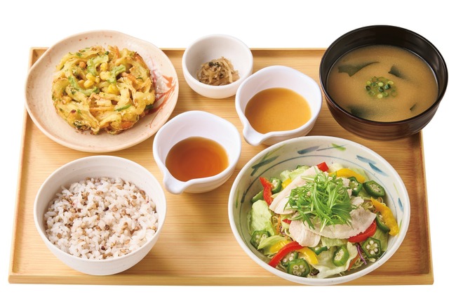 やよい軒、夏野菜ゴーヤー入りの行事食「夏越ごはんと豚しゃぶの定食」16日より発売！ 画像