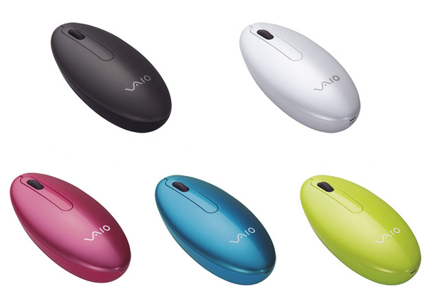 ソニー、5色バリエーションのBluetoothレーザーマウス 画像