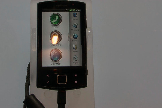 【COMPUTEX TAIPEI 2010（Vol.9）：動画】ASUSTeKのAndroidスマートフォン「Garmin-Asus A50」 画像