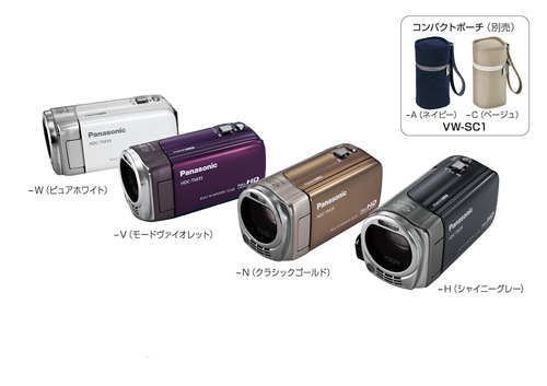 パナソニック、手ブレに強い軽量・コンパクトなビデオカメラ「HDC-TM35」 画像