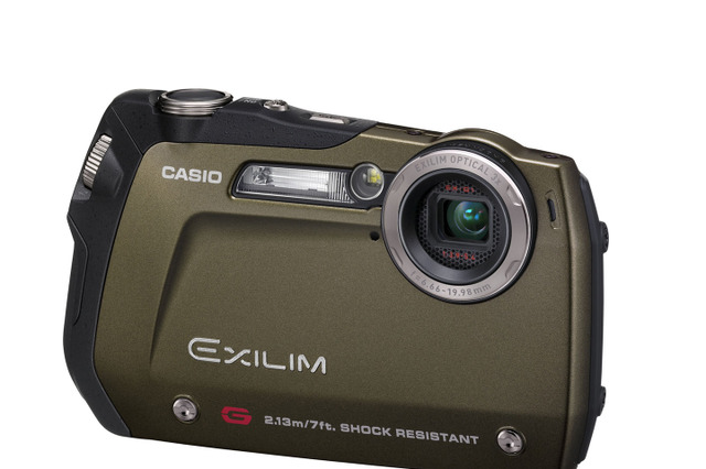 カシオ、タフネス仕様のコンパクトデジタルカメラ「EXILIM G」に新色2色を追加 画像