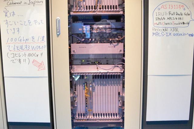 【Interop 2010（Vol.3）】1波で100Gbpsを実現するWWDM技術を年度内に製品化――日本アルカテル・ルーセント 画像